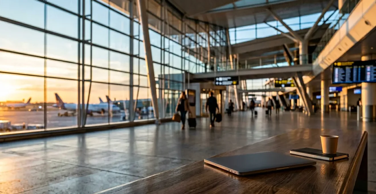 Professional photograph depicting digital privacy protection during border crossing