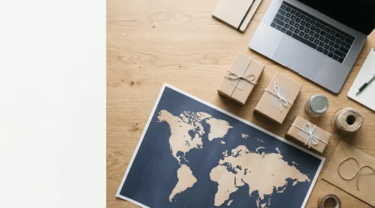 International logistics strategy for small e-commerce businesses
