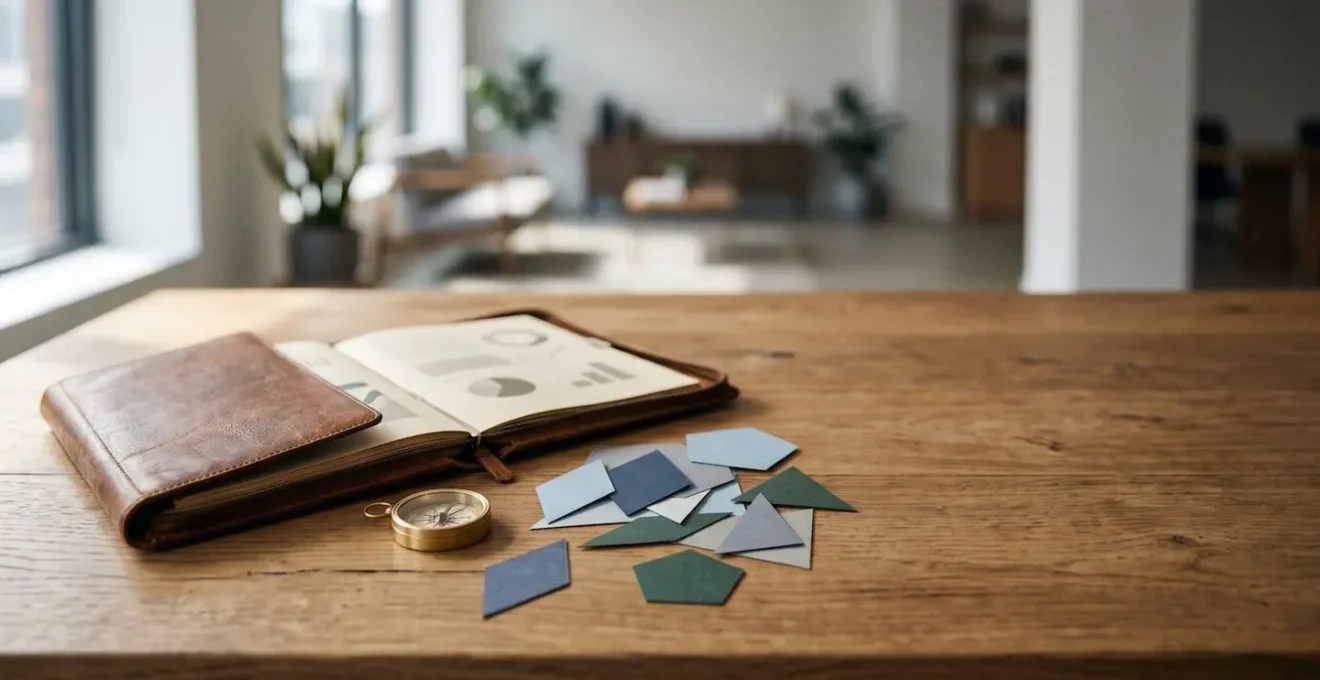 Professional portfolio review during economic downturn with financial charts