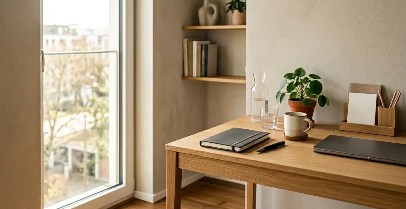 Professional maintaining work-life boundaries while advancing career