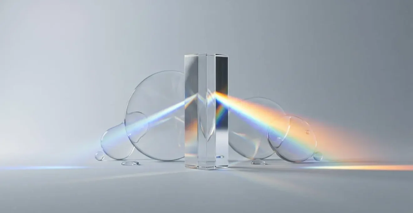 Abstract visualization of light therapy impact on human circadian rhythm through natural light spectrum