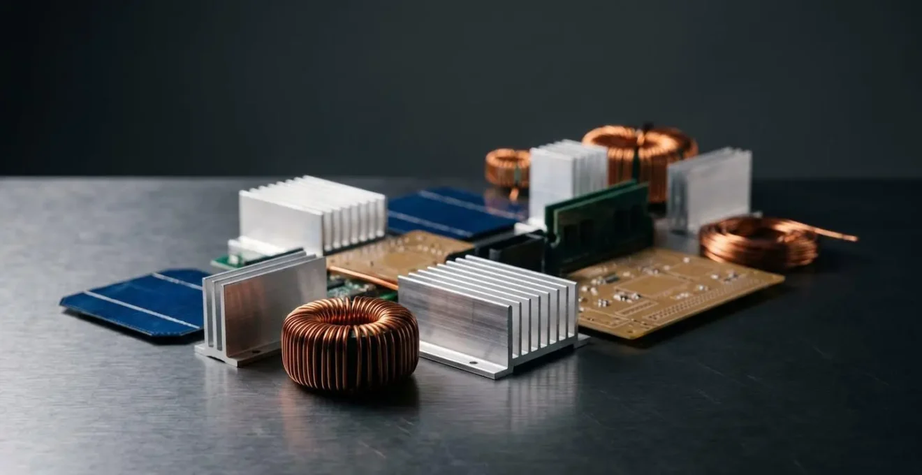 Symbolic representation of interconnected home energy systems showing abstract flow patterns and sustainable technology integration