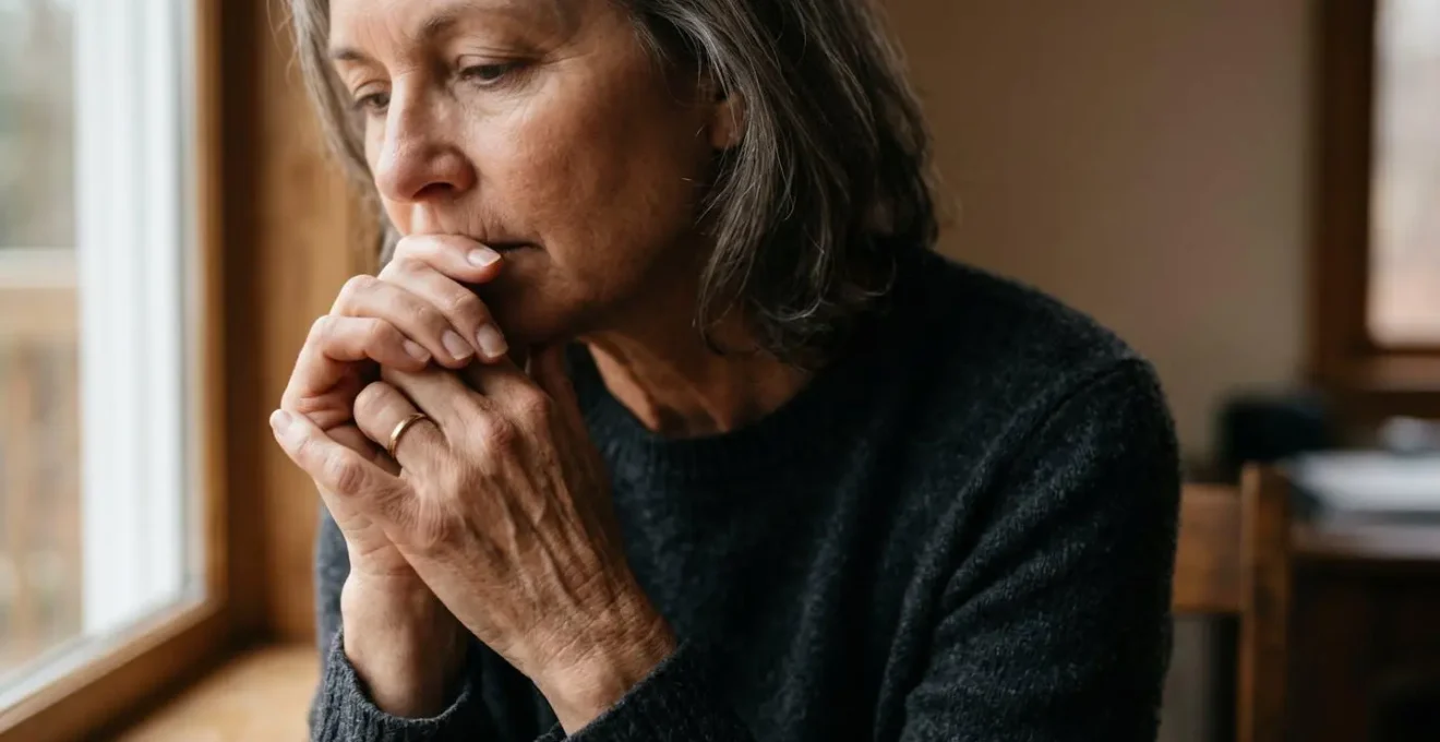 Close-up of hands making thoughtful gesture symbolizing decision-making