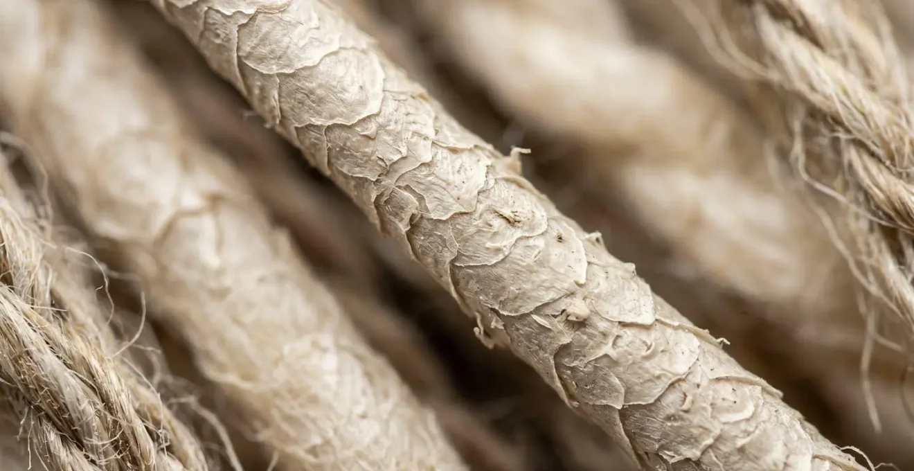 Extreme close-up of natural wool fiber scales showing micro-architecture and tactile texture