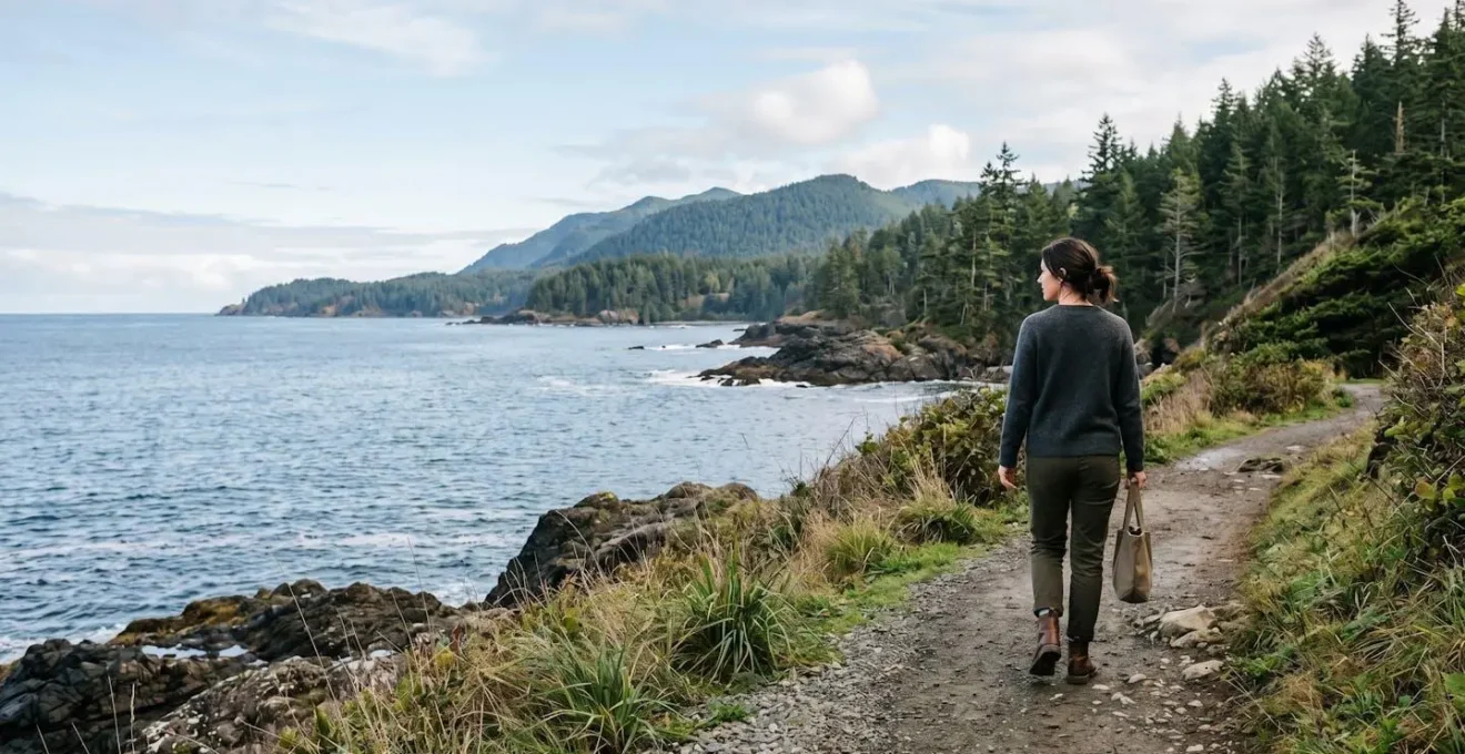 Professional enjoying mindful outdoor time during weekend digital detox